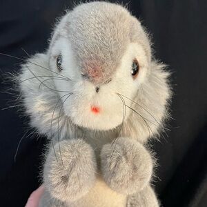 VTG Steiff gray rabbit bunny w/ ear tag #2960 / 22